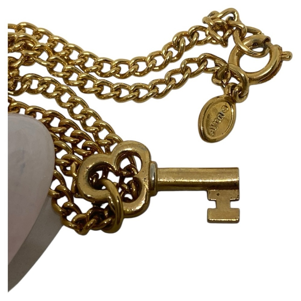 Vintage Heart & Key Pendant & Chain​ - Picture 3 of 9
